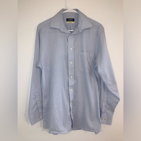 Chaps Regular Fit Comfort Stretch Button Down Men’s Shirt - Picture 7 of 15